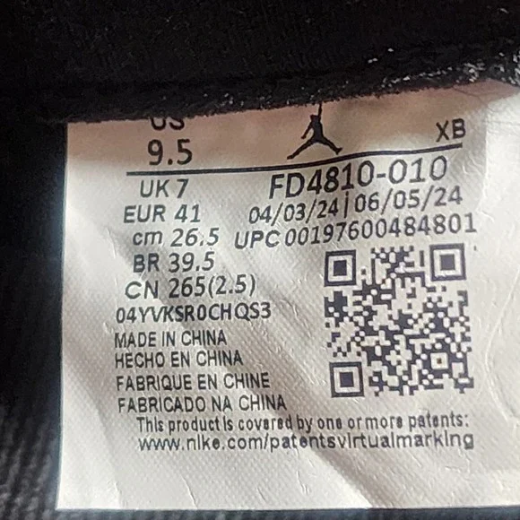 Nike Air Jordan 1 Retro High OG "Satin Shadow" Women's 9.5 Men's 8 FD4810-010 - Picture 4 of 9